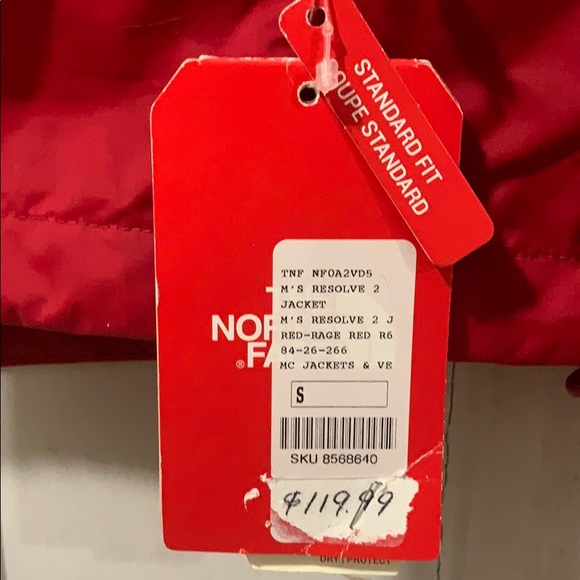 NWT, The North Face Resolve 2. Small. - Picture 4 of 8